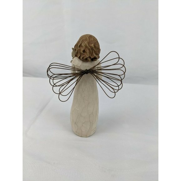 Willow Tree With Affection Figurine 26109 Angel Holding Cat 2003 NO BOX Cats - Picture 2 of 5